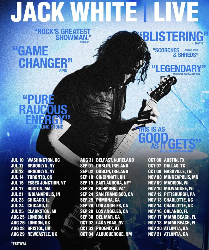 VAULT PRESALE INFO FOR JACK WHITE - NORTH AMERICA, UK, IRELAND