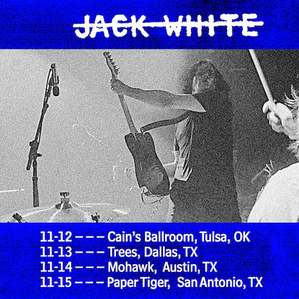 VAULT PRESALE INFO FOR JACK'S SHOWS IN OKLAHOMA AND TEXAS!