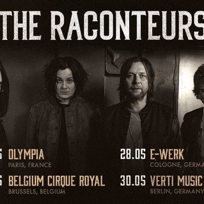 THE RACONTEURS ANNOUNCE UK AND EUROPEAN HEADLINE TOUR