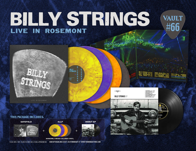 Introducing Vault Package #66: Billy Strings Live In Rosemont + The Self-Titled EP