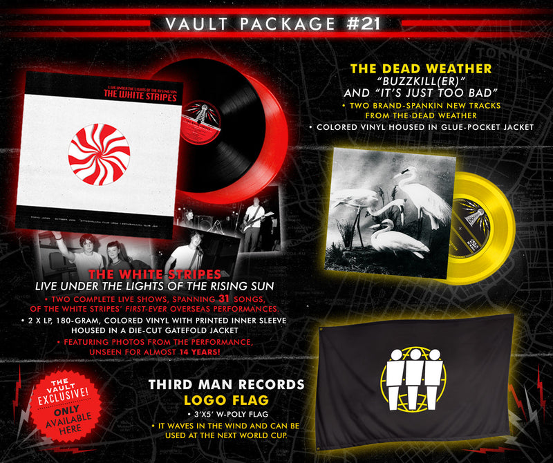 Vault #21: The Dead Weather - Buzzkiller w/ It's Just Too Bad & The White Stripes - Live Under The Lights Of The Rising Sun