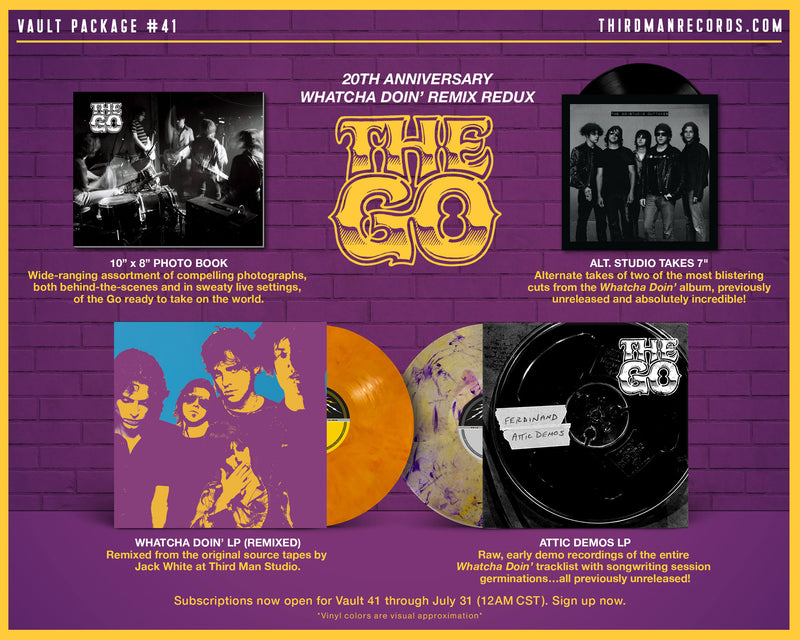 Vault #41: The Go - Whatcha Doin' 20th Anniversary Remix Redux