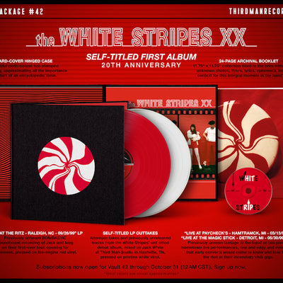 INTRODUCING VAULT PACKAGE #42: THE WHITE STRIPES XX