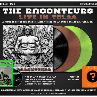 INTRODUCING VAULT PACKAGE #43: THE RACONTEURS LIVE IN TULSA