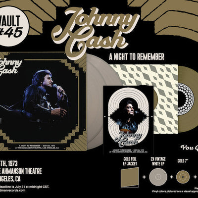 INTRODUCING VAULT PACKAGE #45: JOHNNY CASH - A NIGHT TO REMEMBER