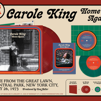 INTRODUCING VAULT #51: CAROLE KING - HOME AGAIN