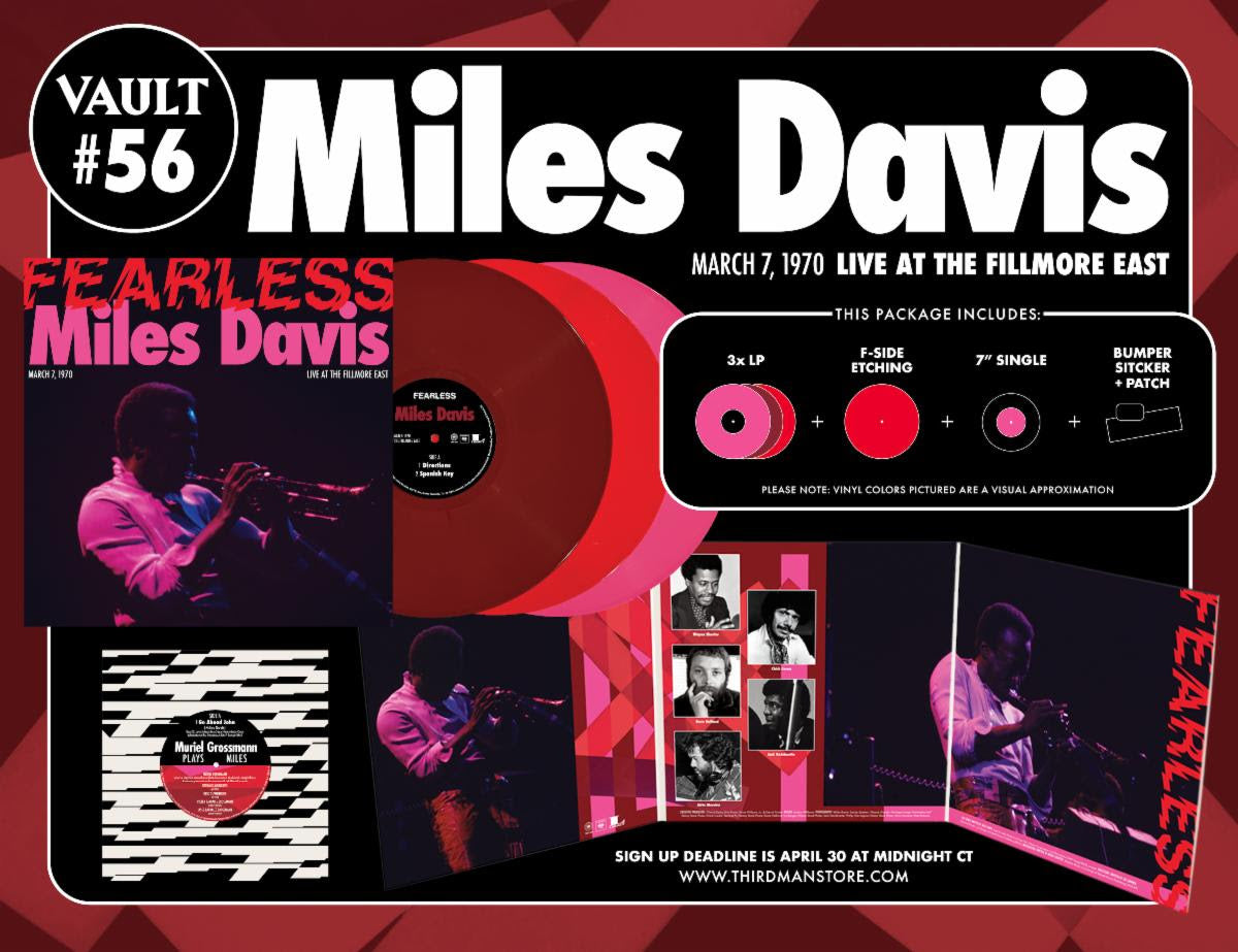 INTRODUCING VAULT PACKAGE #56: MILES DAVIS - FEARLESS – Third Man ...