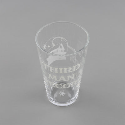 On a Comfy Holiday Pint Glass