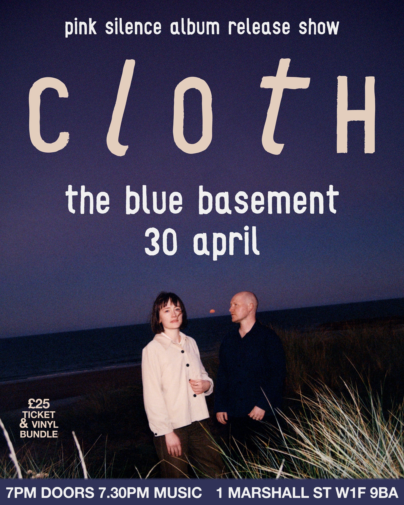 The Blue Basement: Cloth - Pink Silence Album Release Show