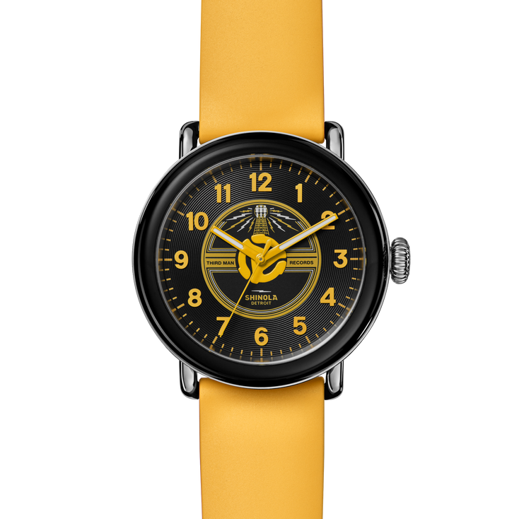Third Man Records Black 41mm Detrola Watch