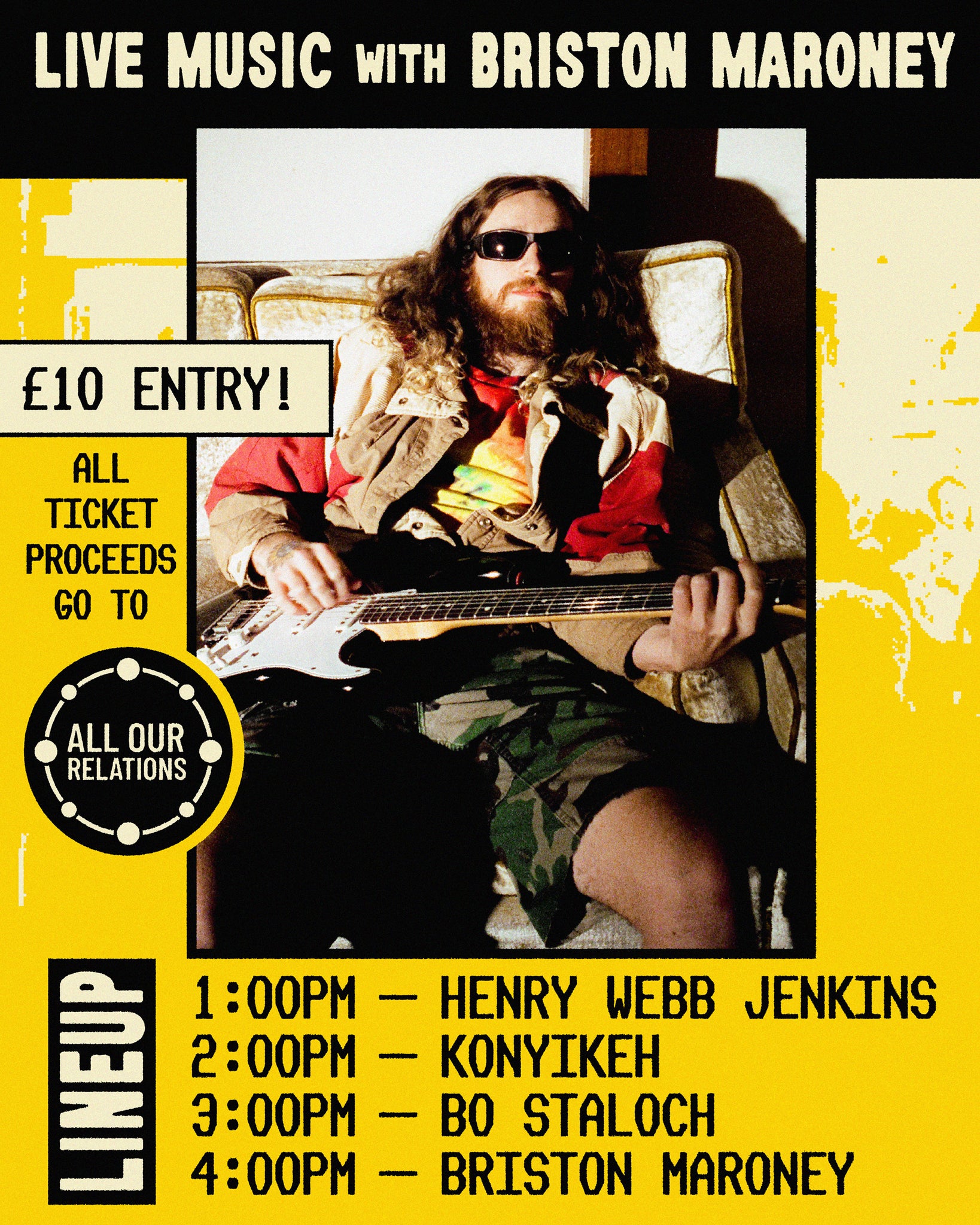 Record Store Day Live - Briston Maroney w/ Bo Stalloch, Konyikeh & Henry Webb-Jenkins