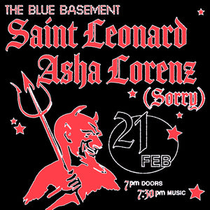 The Blue Basement: Saint Leonard & Asha Lorenz (Sorry)