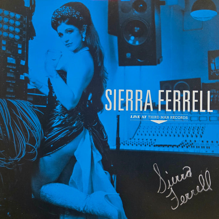 Sierra Ferrell - Live at Third Man Records - Signed Black & Blue Vinyl