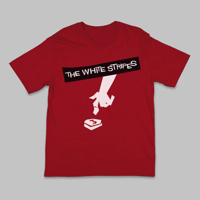 The White Stripes Hardest Button to Button T-Shirt