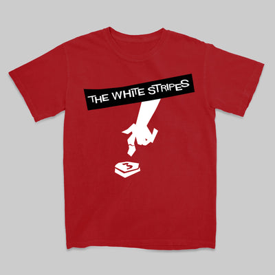 The White Stripes Hardest Button to Button T-Shirt