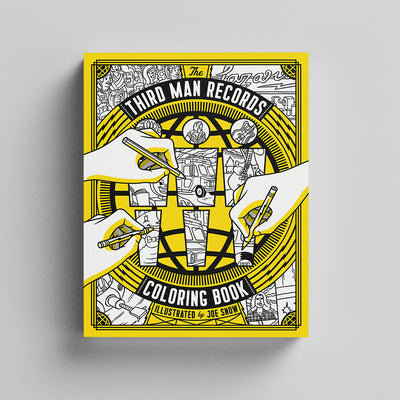 Third Man Records Illustrated Colouring Book