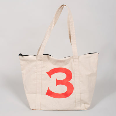 WBC "3" Zip Tote Bag