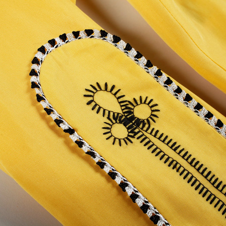x H Bar C Slim Cut Yellow Bolero