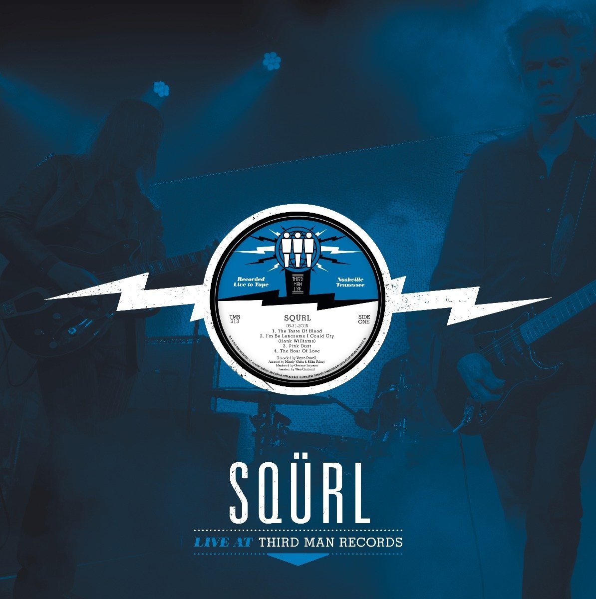 SQÜRL Live at Third Man Records (Limited Edition Black & Blue Vinyl)