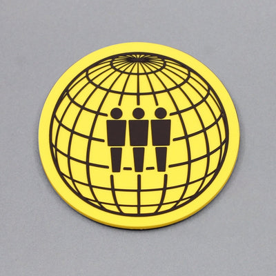 Modern Globe Rubber Magnet