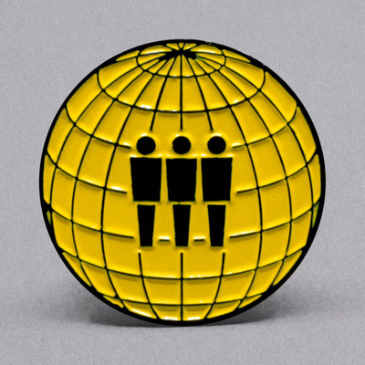 Modern Globe Lapel Pin