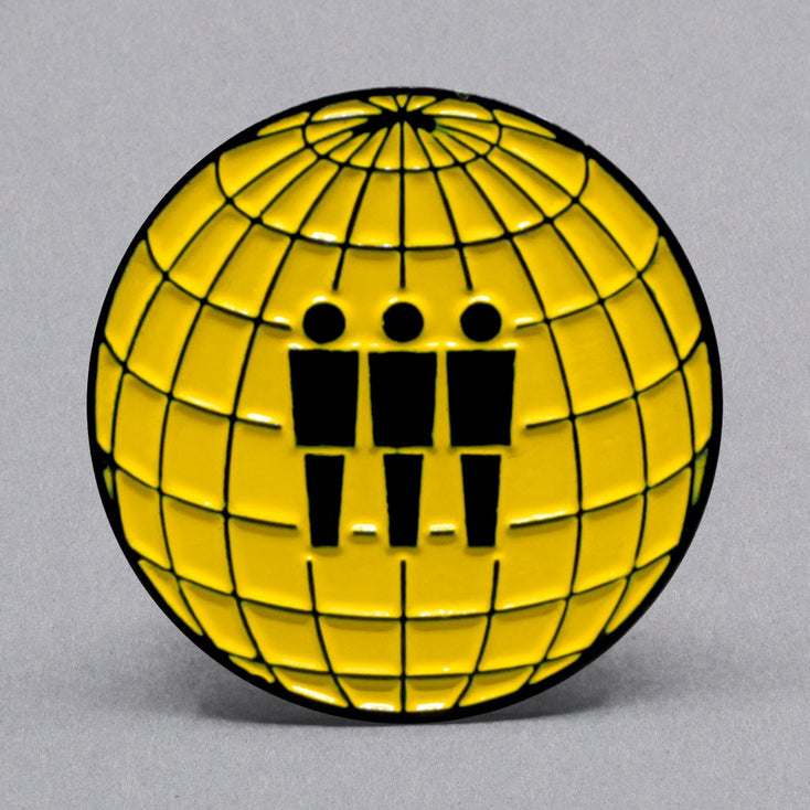 Modern Globe Lapel Pin